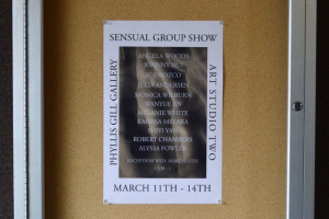 Lynne Marsh's Art Studio 2, "Sensual Group Show"