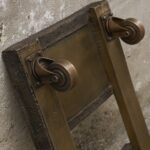 Antique Trolley Wheels Zoomed